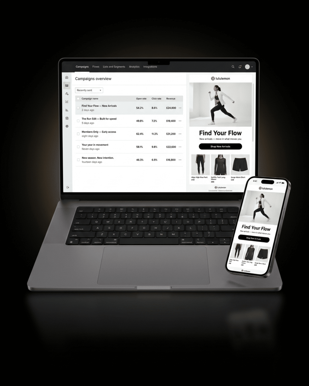 Lululemon — Email Marketing Concept