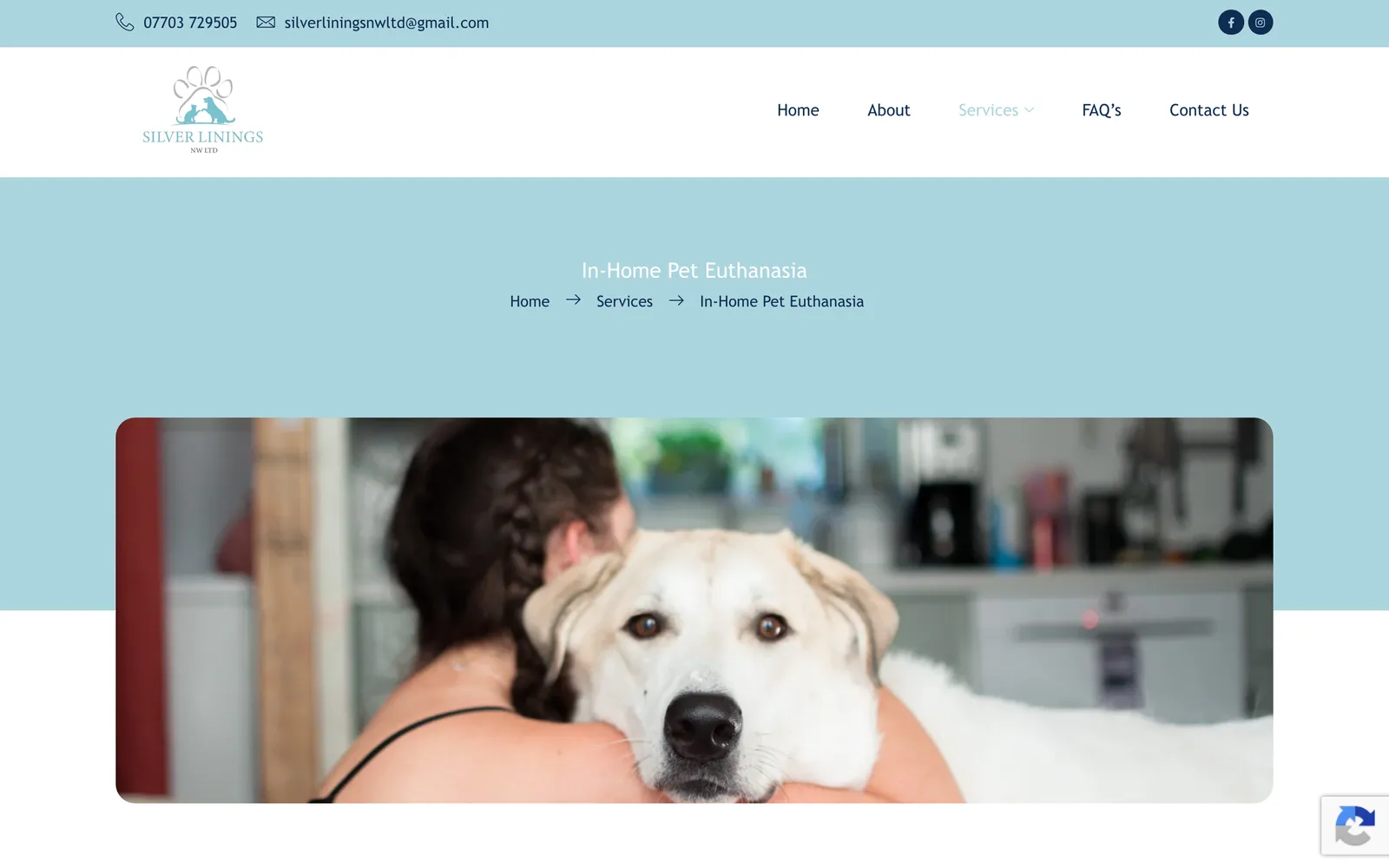 Silver Linings landing page