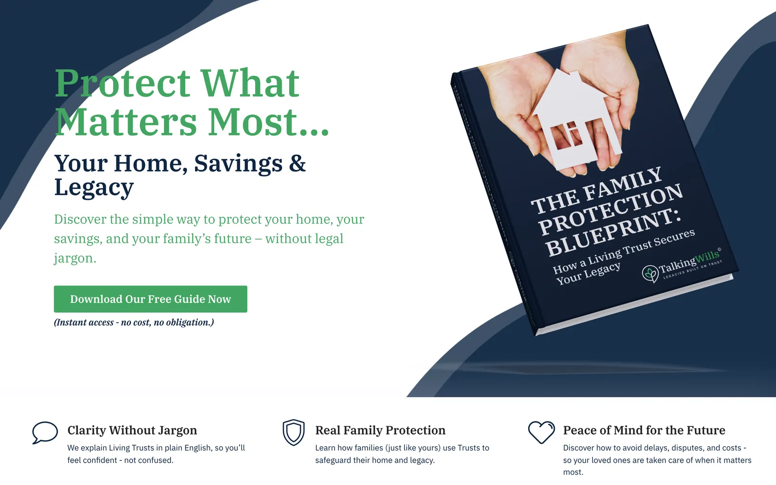 Talking Wills landing page