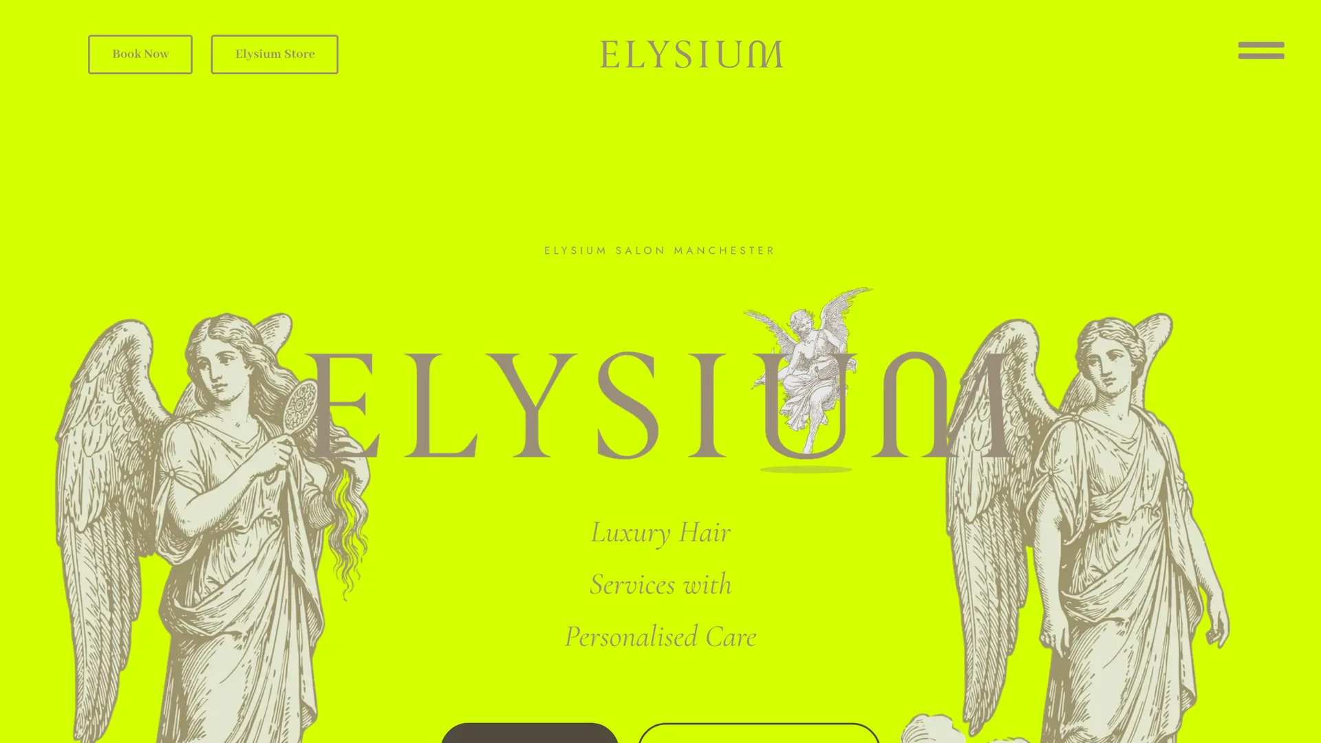 Elysium Salon website