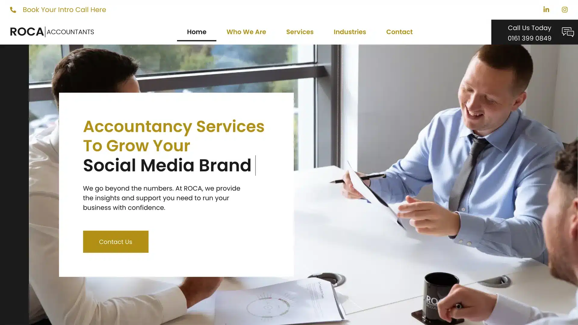 ROCA Accountants website